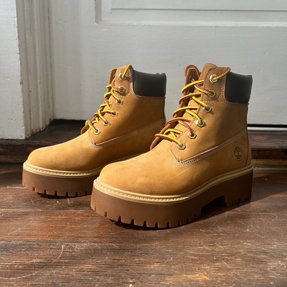 Timberland platform boots